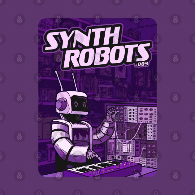 Synth Robot for Synthesizer lover and Electronic Musician by Mewzeek_T