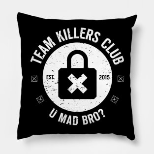 Team Killers Club (white) Pillow