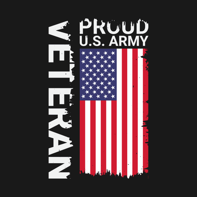 Proud us army veteran design by emofix