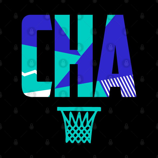 Throwback Charlotte Basketball by funandgames