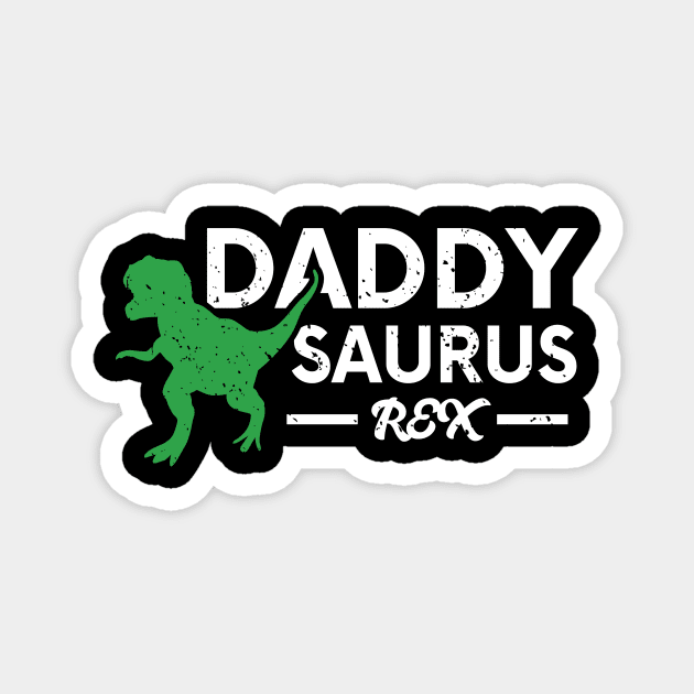 Daddy Saurus Magnet by Hinokart