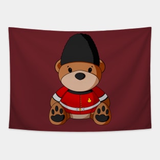 British Guard Teddy Bear Tapestry