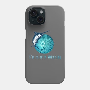 I'm enjoy in swimming,summer coming. Phone Case