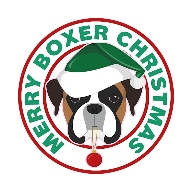 Merry Christmas Boxer by CafePretzel