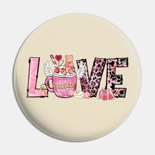 Love XOXO Pin