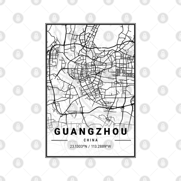 Guangzhou Light City Map by tienstencil