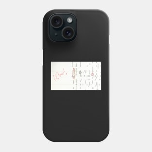 The wow signal Phone Case