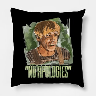 No Apologies Watercolor Pillow