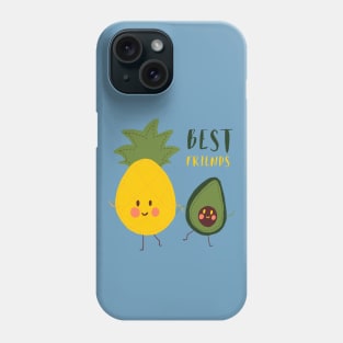 Best friends pineapple and avocado Phone Case