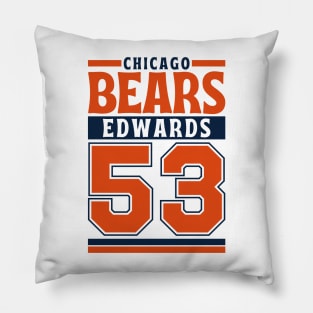 Chicago Bears Edwards 53 American Football Edition 3 Pillow