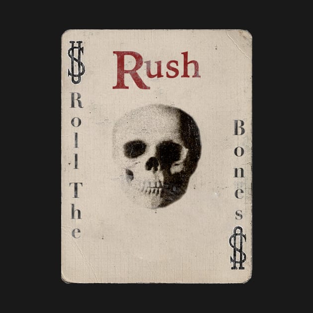 Rush Roll The Bones Playing Card by MakroPrints