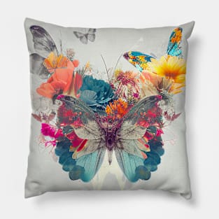 Butterfly Nature Flower Imagine Wild Free Pillow