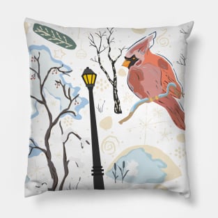 Cardinal Pillow