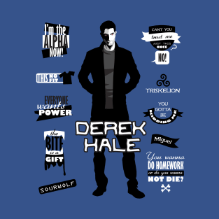 Derek Hale Teen Wolf Quotes T-Shirt