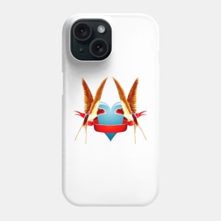 Birds free and loose in the wild with birds flying Phone Case