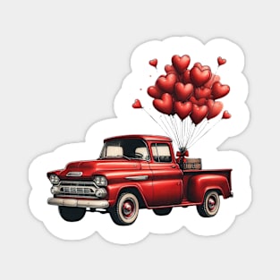 Valentine Truck Magnet