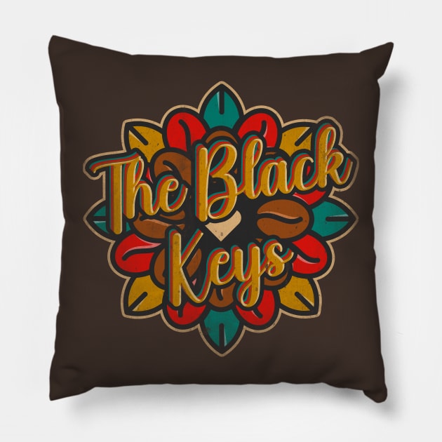 The Black Keys Pillow by Testeemoney Artshop