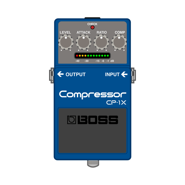 Boss CP-1X Compressor Guitar Effect Pedal by conform