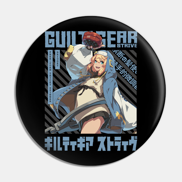 Bridget Guilty Gear Strive 2.25 Pin-back Button