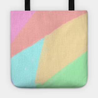 Colorful watercolor abstract texture art Tote