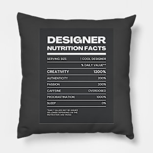 Designer Facts Pillow