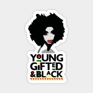 Young, Gifted, and Black Queen Magnet