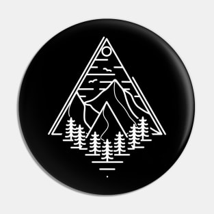 The Point Of Adventure x White Pin