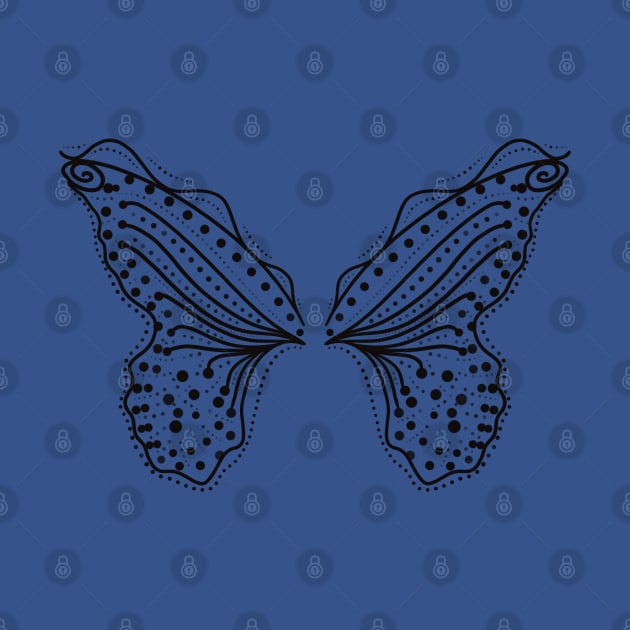 Butterfly wings pattern by Xatutik-Art