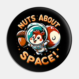 Astronaut Squirrel - Nuts About Space Pin