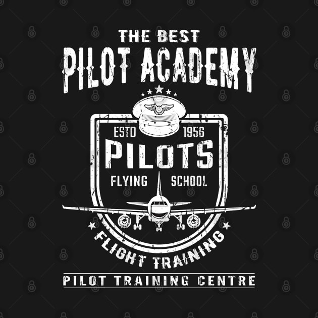 THE BEST PILOT ACADEMY FLIGHT TRAINING by HassibDesign