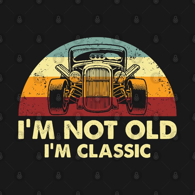 Retro Classic Car by Whimsical Thinker