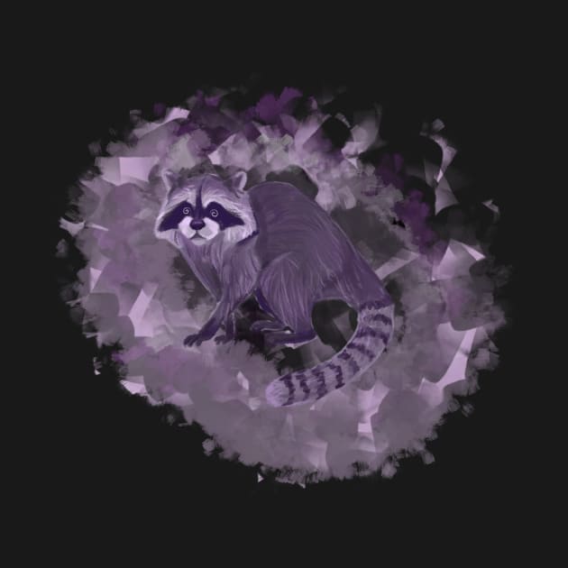 Void Raccoon by awkwardpaige