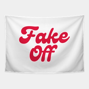 Fake Off-red Tapestry