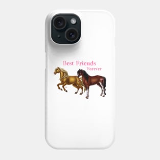 Best Friends Forever - Horses Phone Case