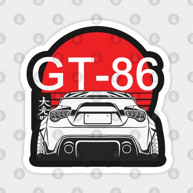 Toyota 86 Magnet by artoriaa