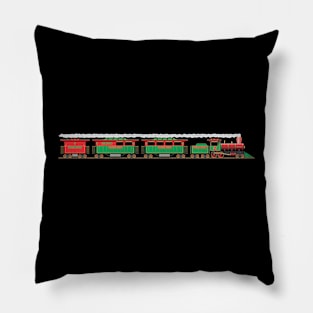 Christmas Train Pillow