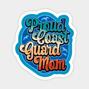 Proud Coast Guard Mom Magnet