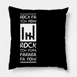 Onomatopoeia Rock Pillow