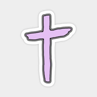 Pink Cross Magnet