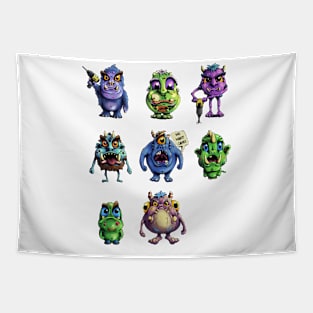 Little Monster collection 1 Tapestry