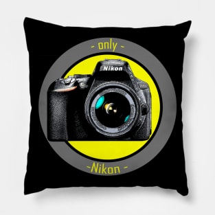 only Nikon design Pillow