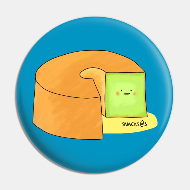 Macha chiffon cake Pin by Snacks At 3