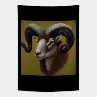 Dorset Horn Ram Tapestry