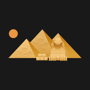 The pyramids Egypt T-shirt T-Shirt