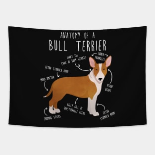 Bull Terrier Dog Anatomy Tapestry