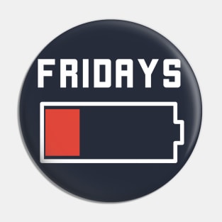 TGIF thank god it's friday t-shirt Pin