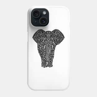 Tribal elephant Phone Case