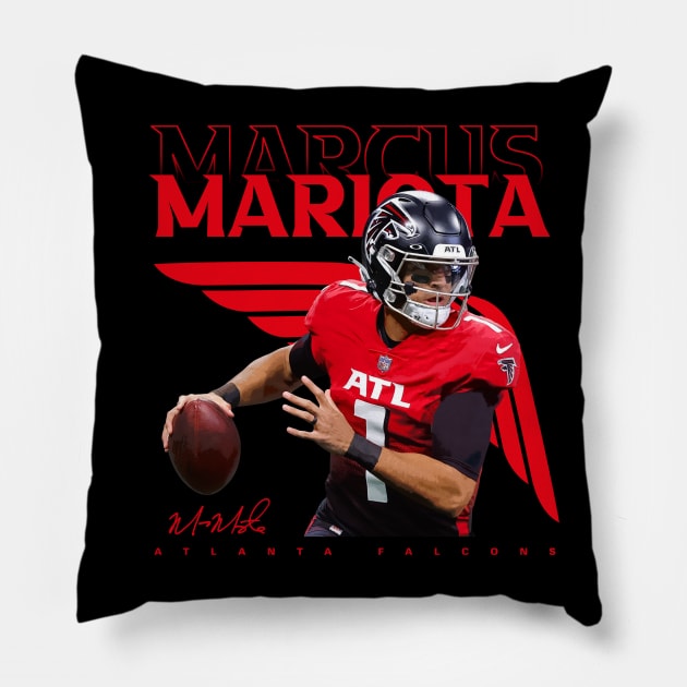 Marcus Mariota Pillow by Juantamad
