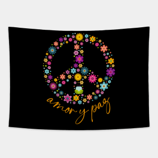 Amor y Paz - Peace and Love Tapestry