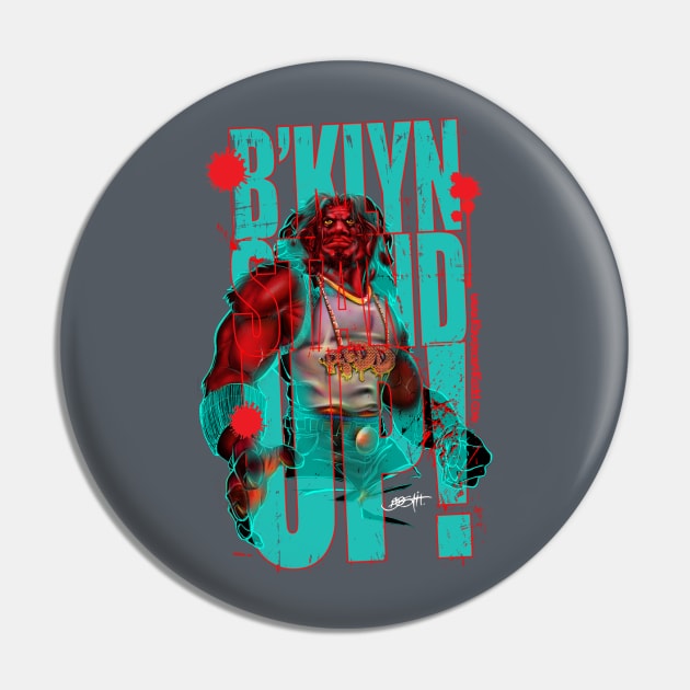 Brooklyn Stand Up Pin by dominionpub